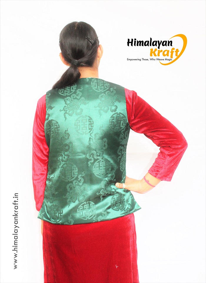 Sleeveless Brocade Short Jacket/Sadri For Women And Girls | Short Jacket  For Ladies | awans.co.zm