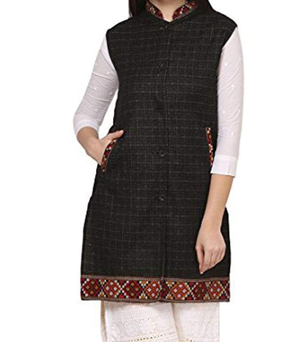 Buy ARUNA Kullu Woolen Winter Wear Long Jacket for Women Brown CHEAK (38)  at Amazon.in