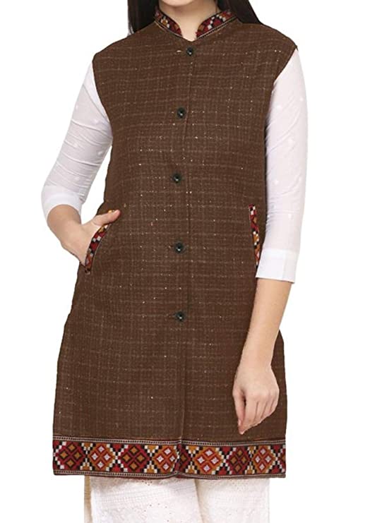 Get Open Front Brown Basic Jacket at ₹ 1799 | LBB Shop