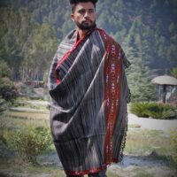 Harmony in Wool: 100% Pure Meditation Shawl for Mindfulness Kullu